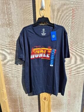 Hurley 100% Cotton XXL 2XL Mens Blue Surf Tshirt New w/ Tags